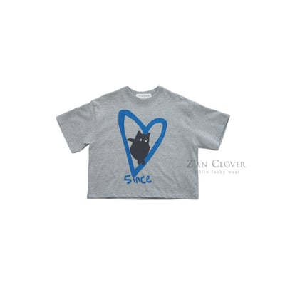 032501愛心貓咪上衣(兩色)2