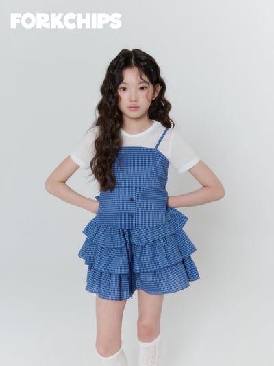 042035格子蛋糕褲裙(兩色)8