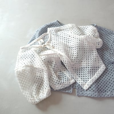 050304簍空綁帶外套(兩色)4