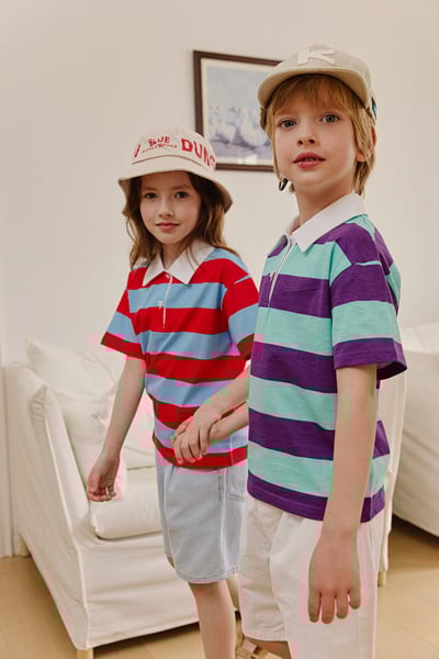 041113翻領條紋上衣(兩色)4