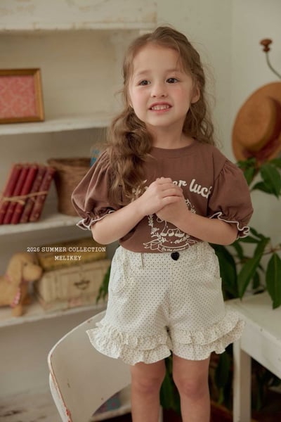 040145點點荷葉短褲6