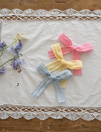 15530蝴蝶結髮夾(三色)1