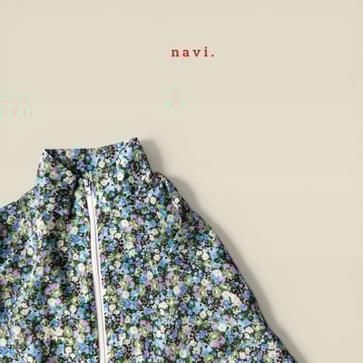 041509立領花外套(兩色)5