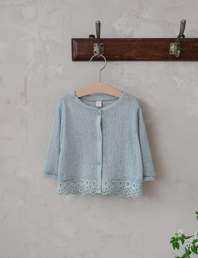 032327下擺花邊外套(四色)5