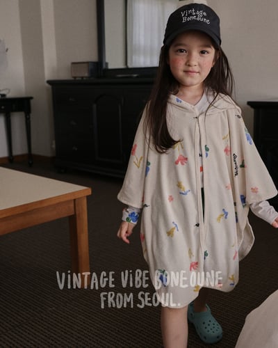 041759花連帽浴袍(兩色)5