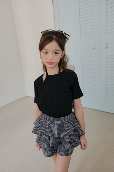 041022格子蛋糕褲裙(兩色)10