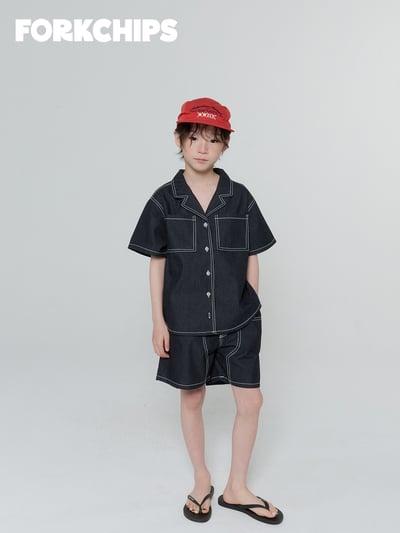 042024翻領直紋上衣11