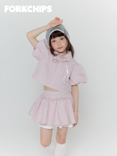 042008翻領泡泡袖上衣(兩色)9