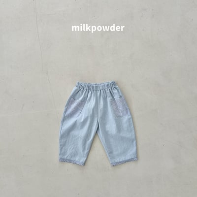 040922下擺花邊褲(兩色)5