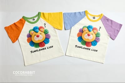 041337睡覺獅子上衣(兩色)1