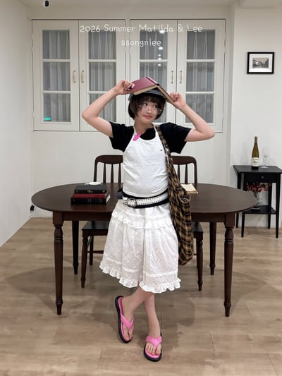042835點點上衣背心組(兩色)3