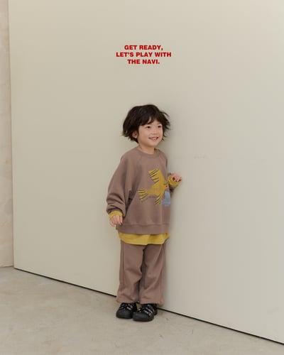 30011手繪小鳥束口褲(兩色)7