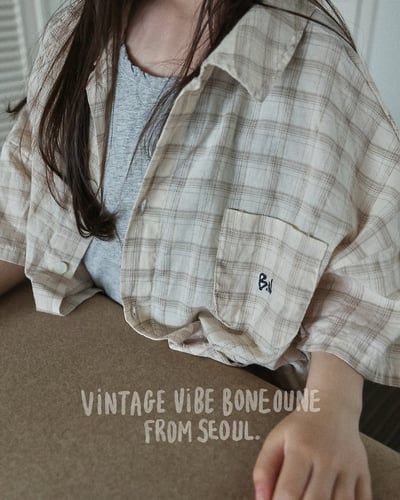 041730翻領格子上衣(兩色)7