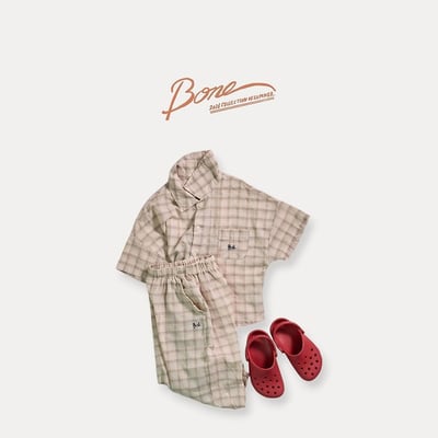 041730翻領格子上衣(兩色)11