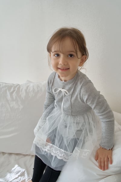 25415蝴蝶結造型連身裙(兩色)4