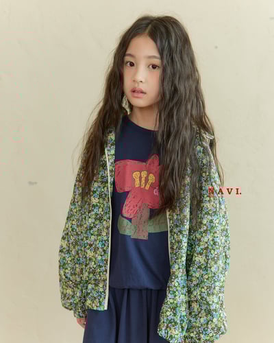 041509立領花外套(兩色)10