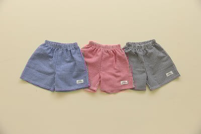 042349格子短褲(三色)1
