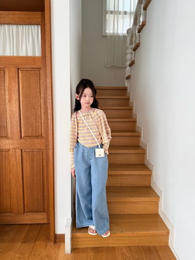 042152淺藍寬鬆牛仔褲5