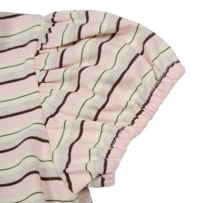 042015翻領條紋造型上衣(兩色)5