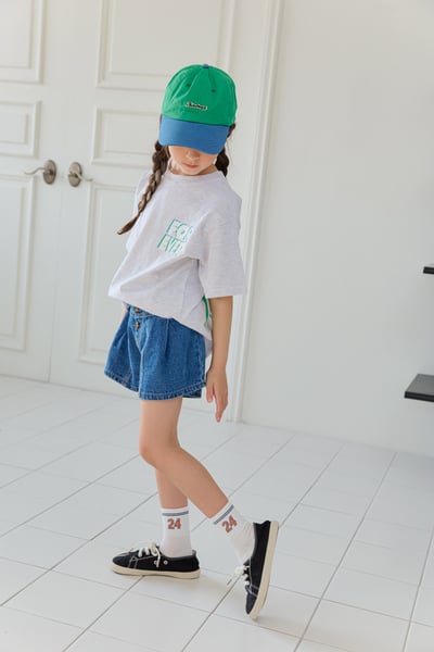 041038深藍排釦牛仔短褲6