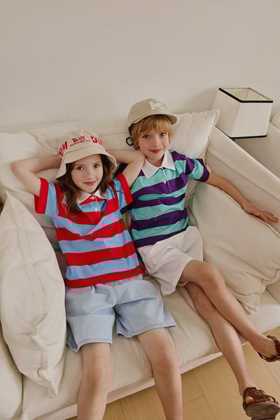 041113翻領條紋上衣(兩色)3