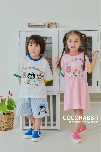 041360粉紅動物連身裙2