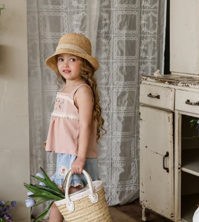 032303刺繡花上衣(粉)6