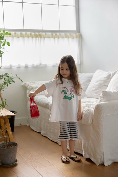 042215條紋花邊褲(兩色)3