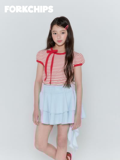 042050條紋綁帶上衣(兩色)14