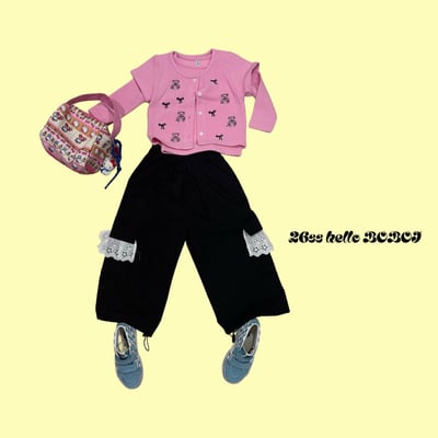 53018蝴蝶結外套組(兩色)4