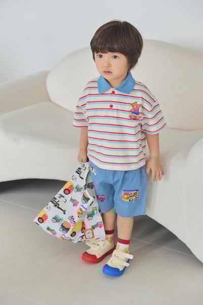 040830翻領條紋上衣2