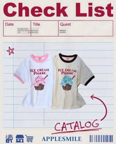 041102冰淇淋上衣(兩色)2