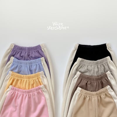 42925側邊寬線條束口褲(八色)4