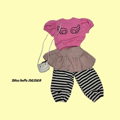 53016格子泡泡裙(兩色)8