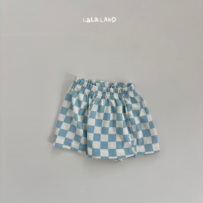 041577幼童格子短褲(三色)8