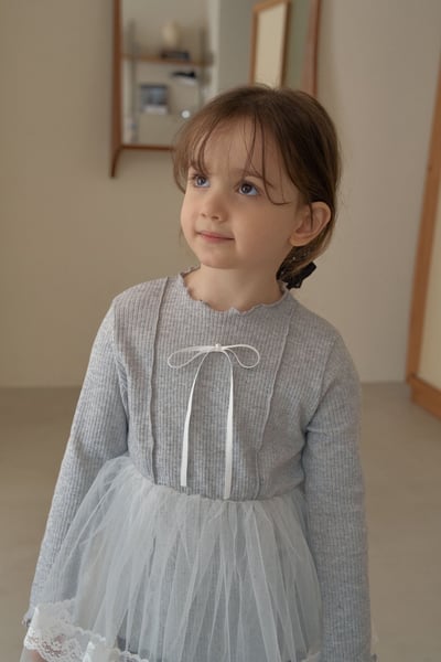 25415蝴蝶結造型連身裙(兩色)9