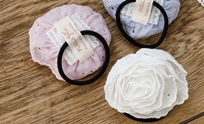 032351花朵髮圈(三色)4