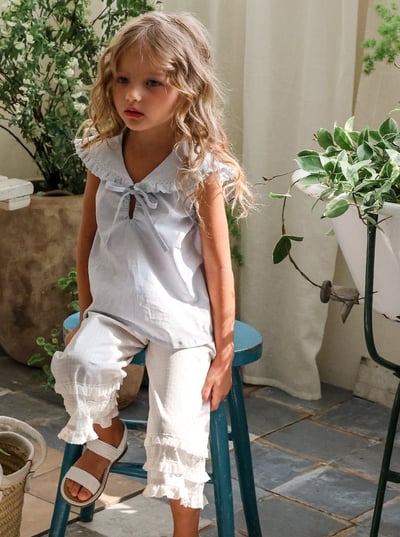 032339格子花邊褲(兩色)9