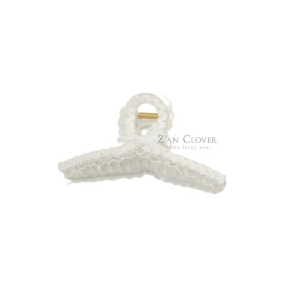 032532花邊髮夾(兩色)2