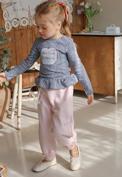 15512綁帶束口褲(兩色)6