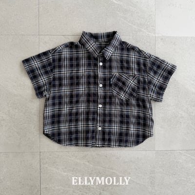 040702翻領格子上衣(兩色)5