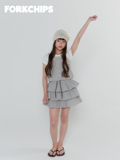 042035格子蛋糕褲裙(兩色)14