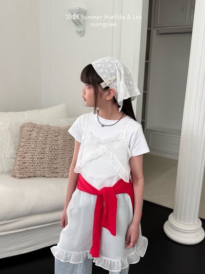 042863花邊細肩外搭裙4