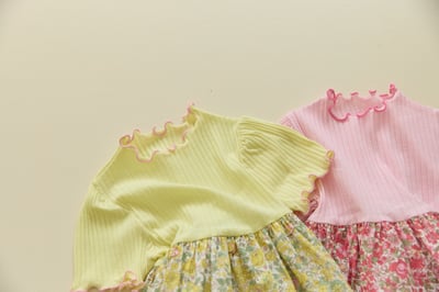 042336花連身裙(兩色)3