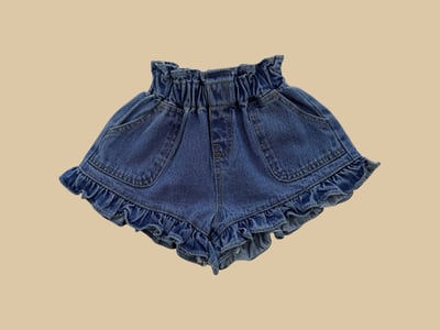 041026荷葉短褲(兩色)1