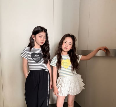 042161愛心條紋上衣(兩色)5