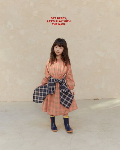 30022格子連身裙B3