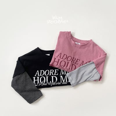 42911英文假兩件上衣(兩色)3