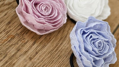 032351花朵髮圈(三色)3