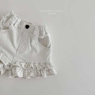 040145點點荷葉短褲1